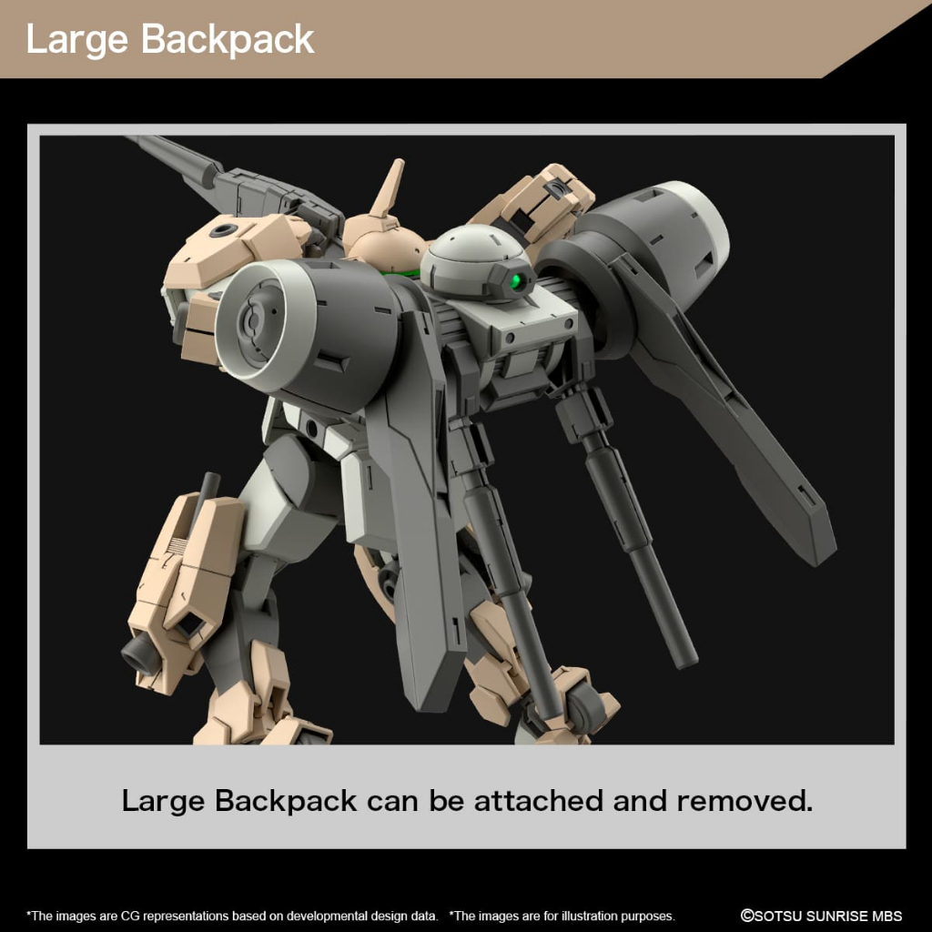 Mô hình lắp ráp Bandai Gundam HG WFM Demi Barding