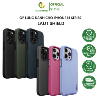 Ốp Lưng Dành Cho iPhone 14 Series LAUT Shield chống va đập độc quyền Vật liệu cao cấp chống mài mòn theo thời gian