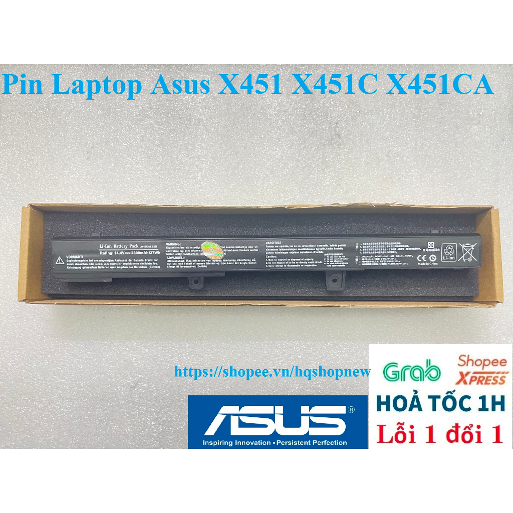 ⚡ Pin Laptop Asus X451 X451C X451CA