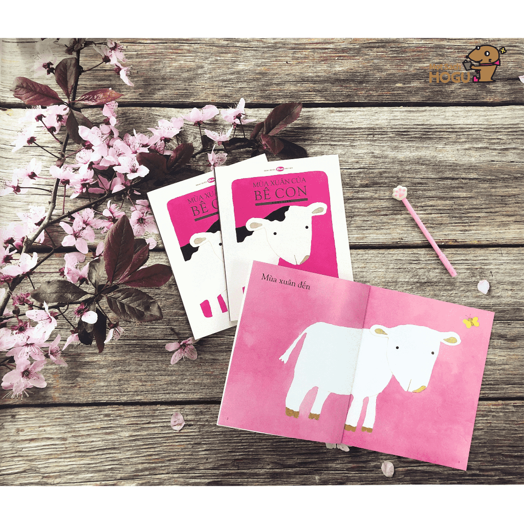 Sách Ehon Phát triển sáng tạo cho bé 3 6 tuổi - Mùa xuân của bê con (Tranh truyện ehon Nhật Bản cho bé) | BigBuy360 - bigbuy360.vn
