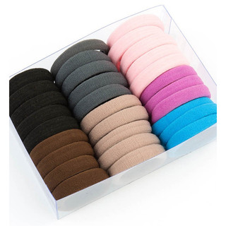 Đô cài tóc lụa satin novset bờm tóc xốp màu pastel lưu diệ.c phi ôm hoa