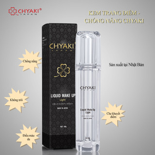 Kem trang điểm chống nắng chyaki nhật bản 4 trong 1 - chống nắng, che khuyết điểm, giữ ẩm và làm sáng da, đều màu dasáng