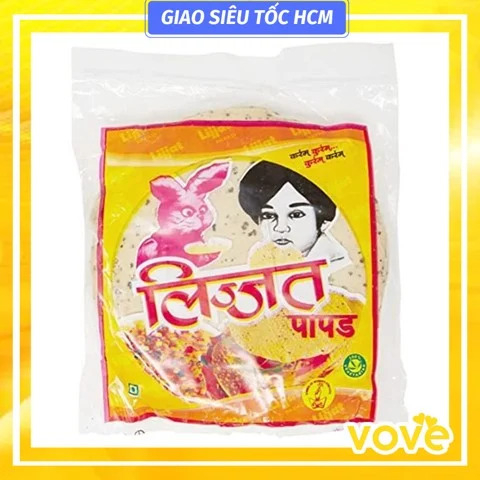 Bánh tráng Papad LIJIAT Punjabi Masala Papad 200gr