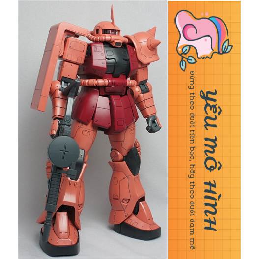 Gundam Mega Size Char's Zaku II Tặng kèm Decal nước