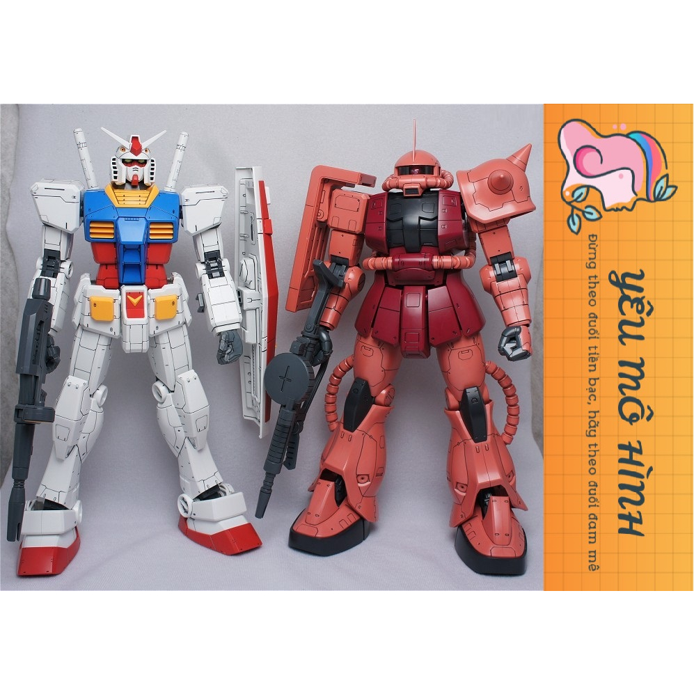 Gundam Mega Size Char's Zaku II Tặng kèm Decal nước