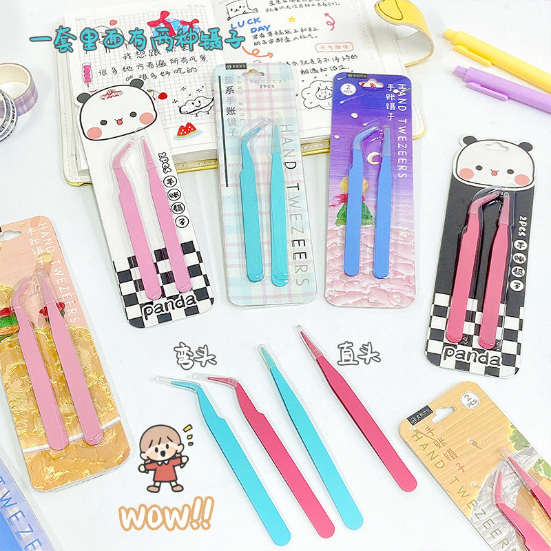 Set 2 nhíp gắp sticker tiện dụng