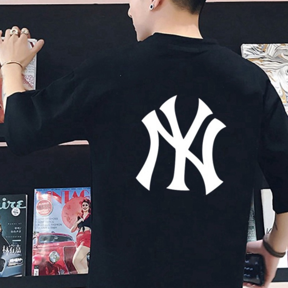 Áo thun NY cao cấp Áo thun nam nữ form rộng chất liệu Cotton thoáng mát trẻ trung