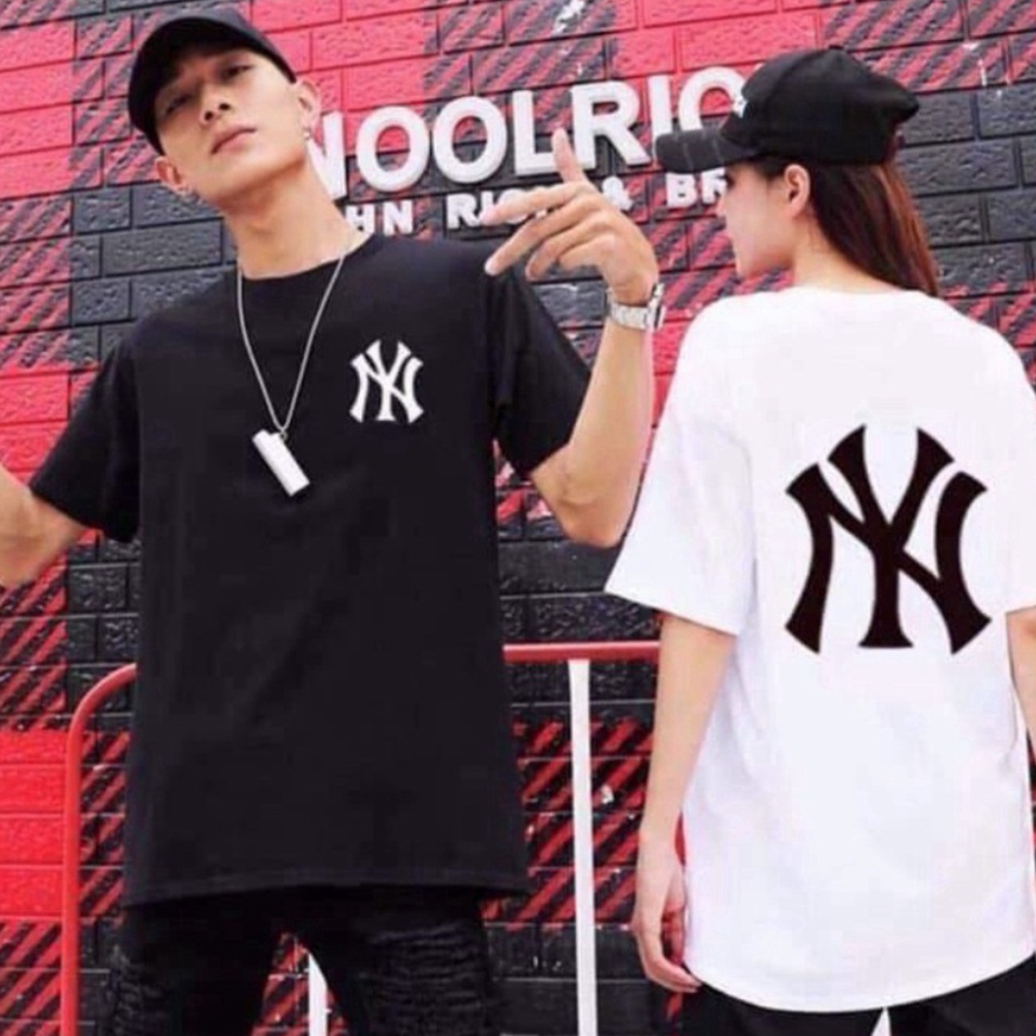Áo thun NY cao cấp Áo thun nam nữ form rộng chất liệu Cotton thoáng mát trẻ trung