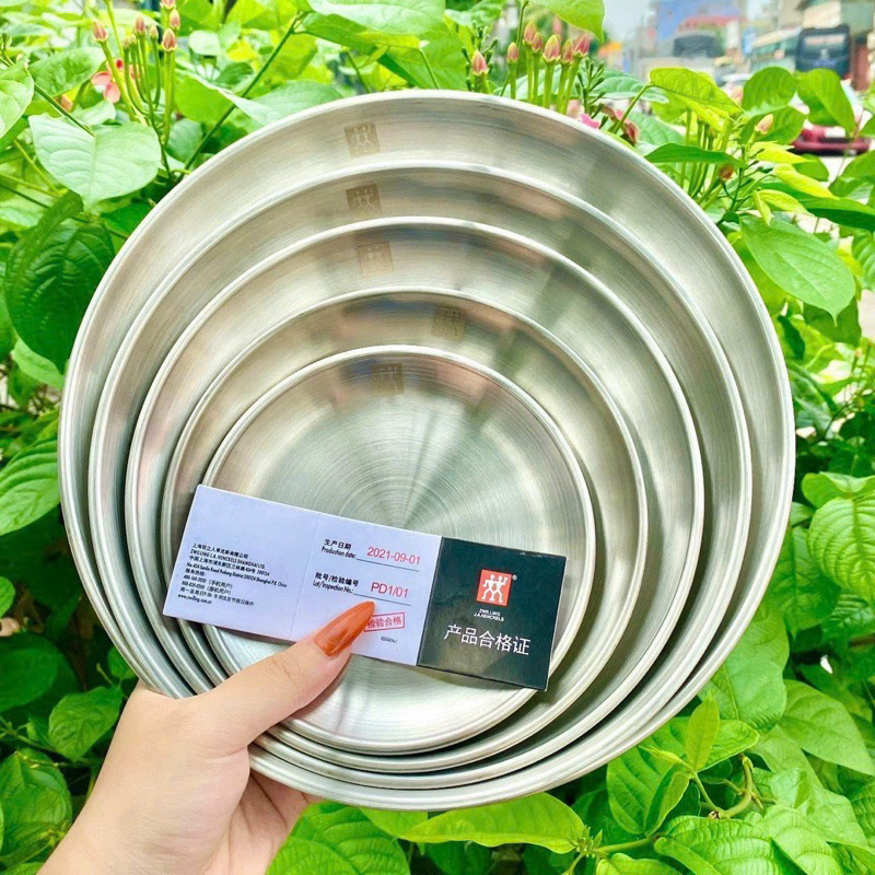 Bộ 5 đĩa inox Zwilling đủ 5 size