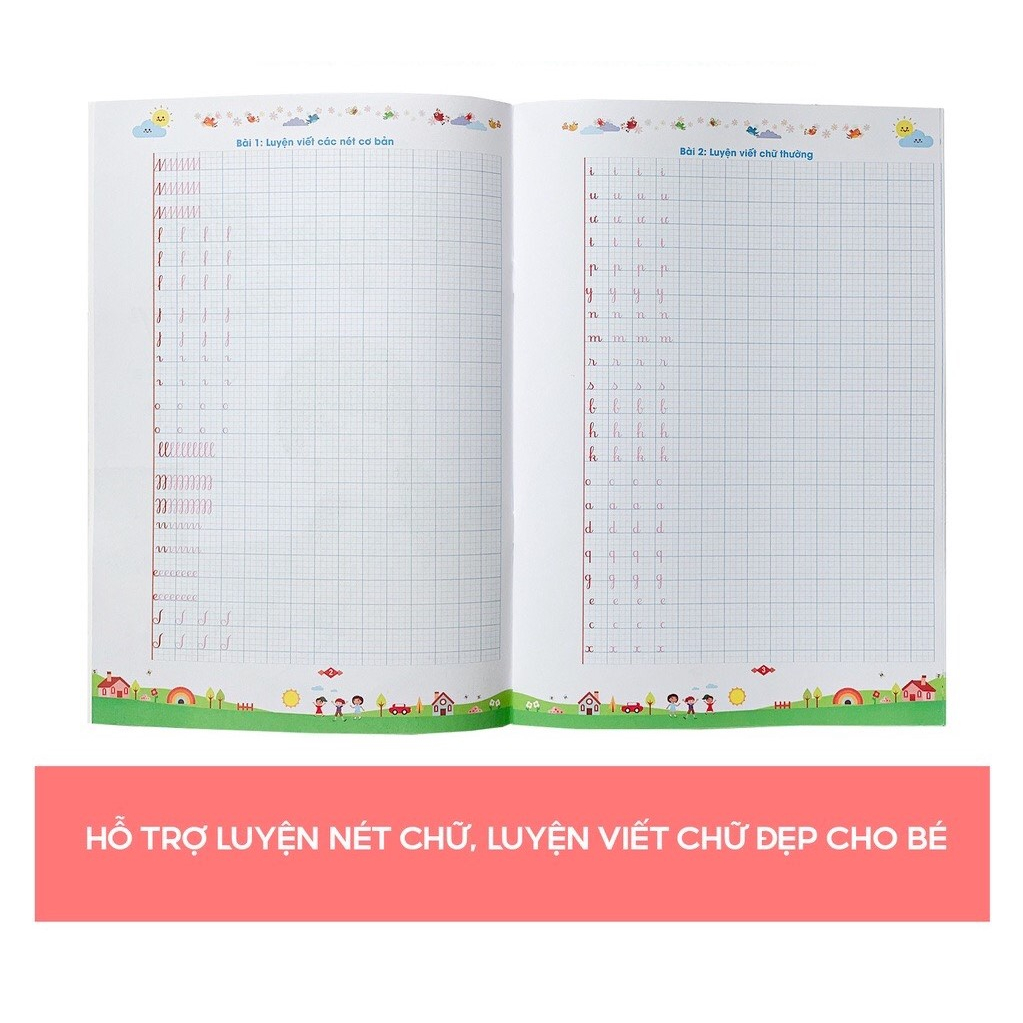 Sách - Luyện Viết Chữ Đẹp, Chữ Hoa - Chữ Đứng, Chữ Nghiêng - Luyện nét chữ, rèn nết người | BigBuy360 - bigbuy360.vn