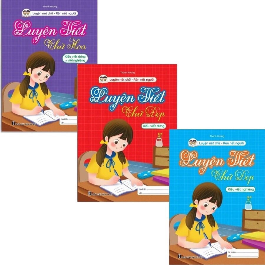 Sách - Luyện Viết Chữ Đẹp, Chữ Hoa - Chữ Đứng, Chữ Nghiêng - Luyện nét chữ, rèn nết người | BigBuy360 - bigbuy360.vn
