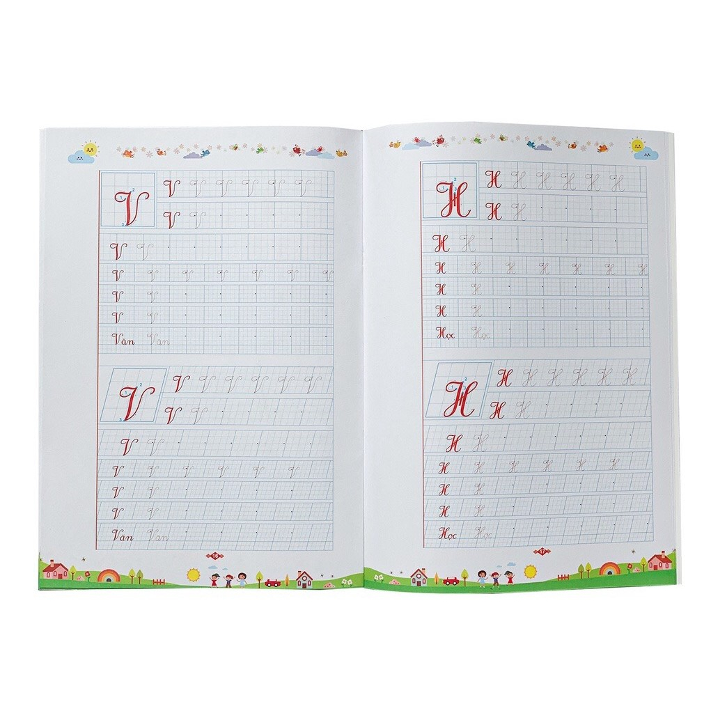 Sách - Luyện Viết Chữ Đẹp, Chữ Hoa - Chữ Đứng, Chữ Nghiêng - Luyện nét chữ, rèn nết người | BigBuy360 - bigbuy360.vn