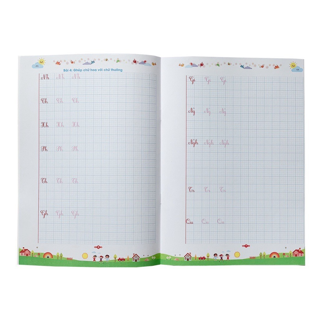 Sách - Luyện Viết Chữ Đẹp, Chữ Hoa - Chữ Đứng, Chữ Nghiêng - Luyện nét chữ, rèn nết người | BigBuy360 - bigbuy360.vn