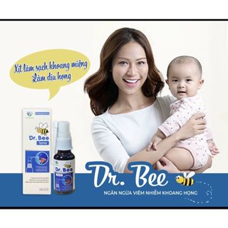 Xịt Họng Keo Ong Cho Bé Dr. Bee Doctor Care - Giúp Làm Dịu Đau Rát Họng, Làm Sạch Khoang Miệng