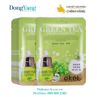Mặt nạ dưỡng da trà xanh EKEL Green Tea ULtra Hydrating Essence Mask