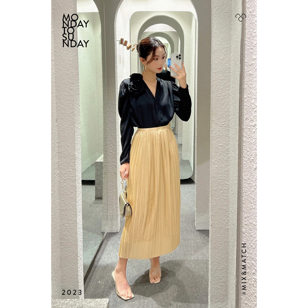 Váy dập ly suông - Everluxe