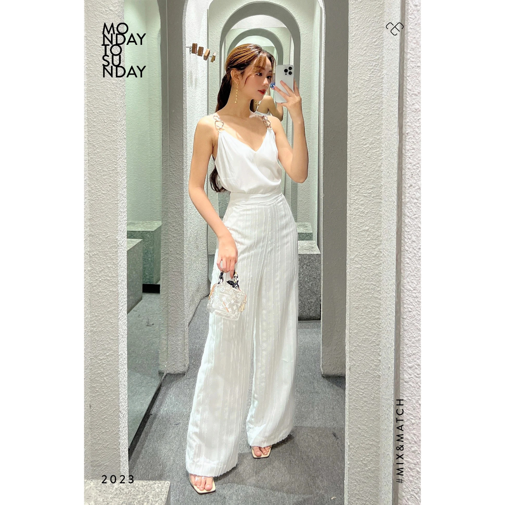 Áo 2 dây phối khoen - Everluxe