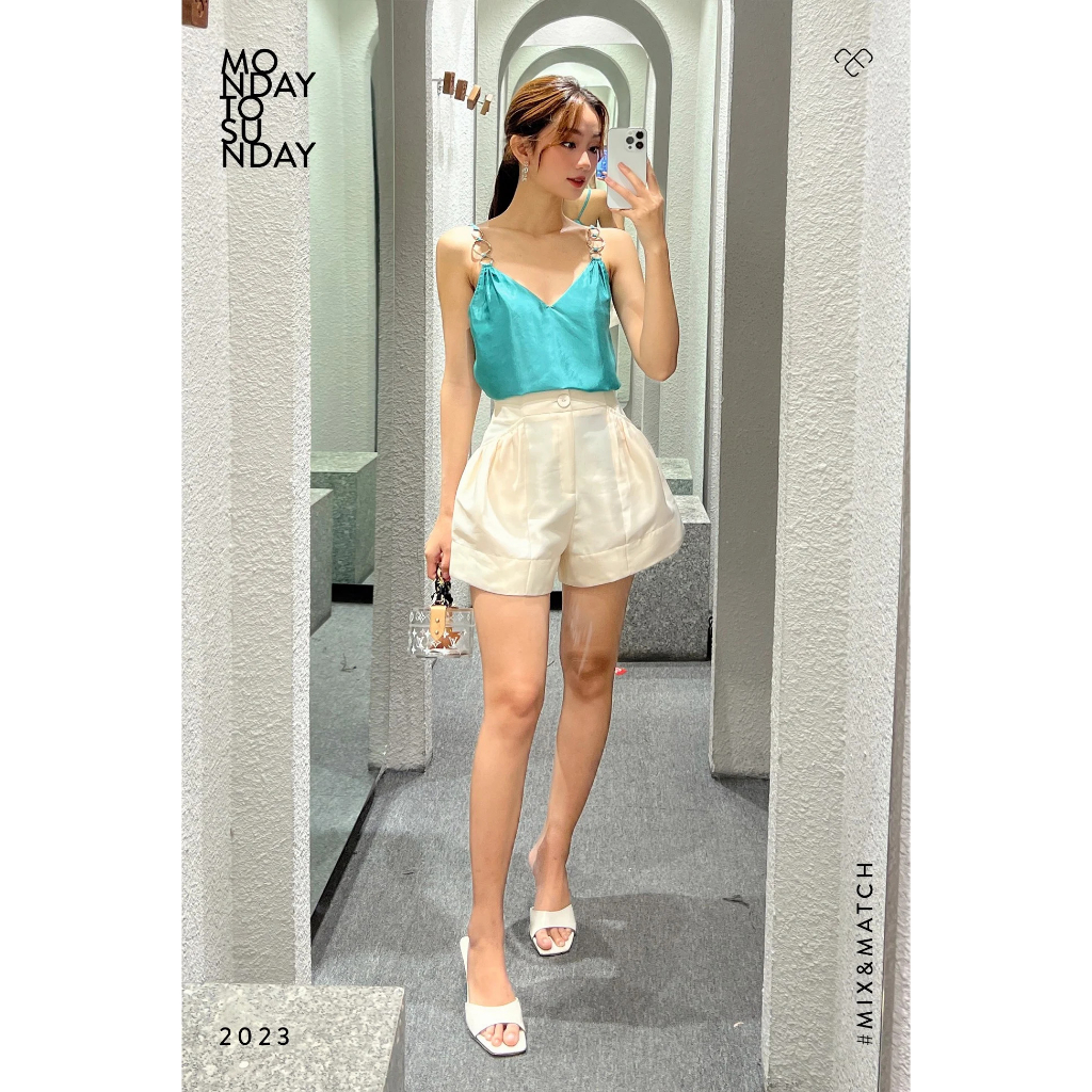 Áo 2 dây phối khoen - Everluxe