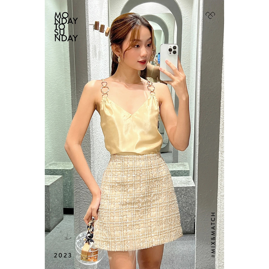 Áo 2 dây phối khoen - Everluxe