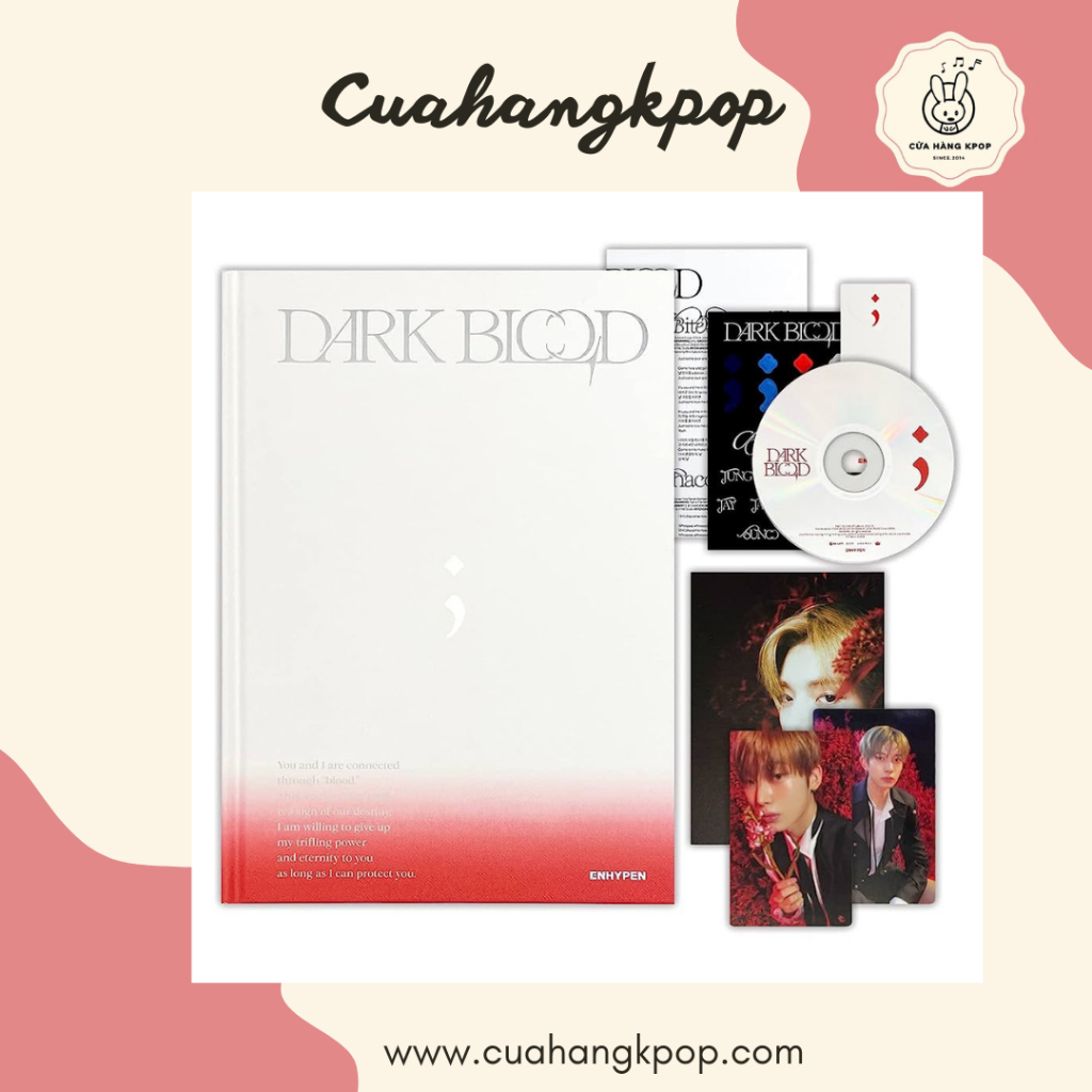 Album ENHYPEN - DARK BLOOD có sẵn chính hãng