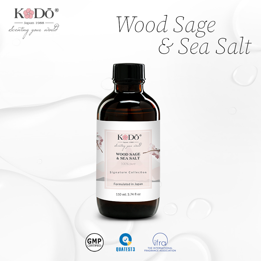 KODO - Wood Sage&Sea Salt - Hương Gỗ Sage khử mùi - Tinh Dầu Nước Hoa Nguyên Chất -Signature- 10/50/110ml QUATEST3 test