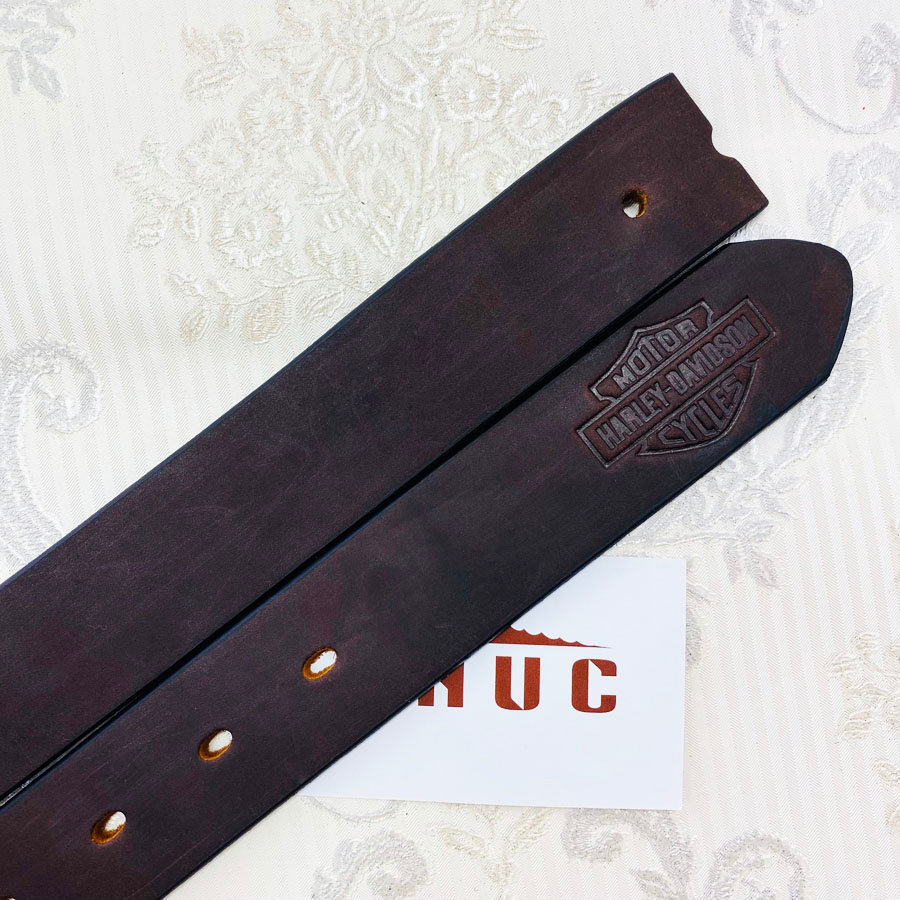 Bảo hành 2 năm Thắt lưng nam da bò sáp nguyên tấm, mặt khóa đồng đúc thật tặng kèm đinh đục lỗ