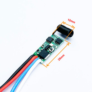 Mạch mini nhận sóng điều khiển từ xa RF 433Mhz  3.6V-24V 2A