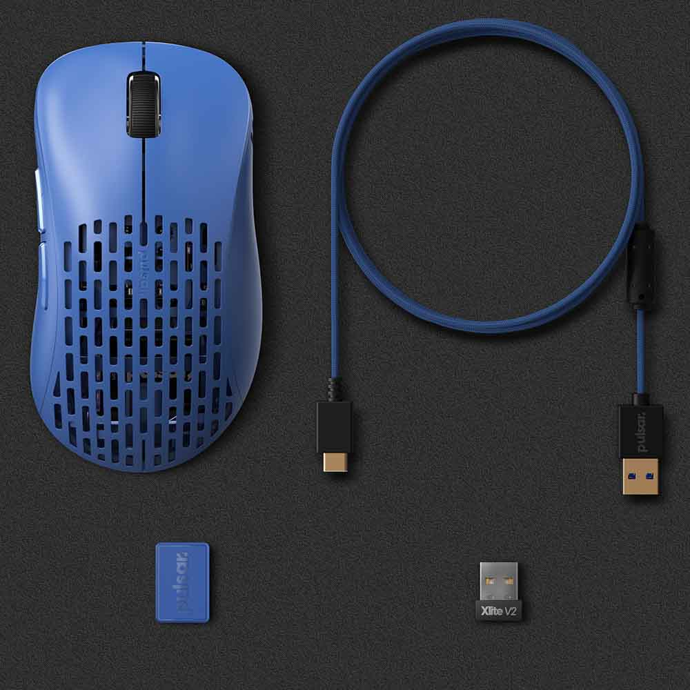 Chuột không dây siêu nhẹ Pulsar Xlite Wireless V2 Competition Blue
