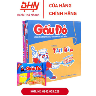 Thùng mì Gấu Đỏ  - VỊ THỊT BẰM