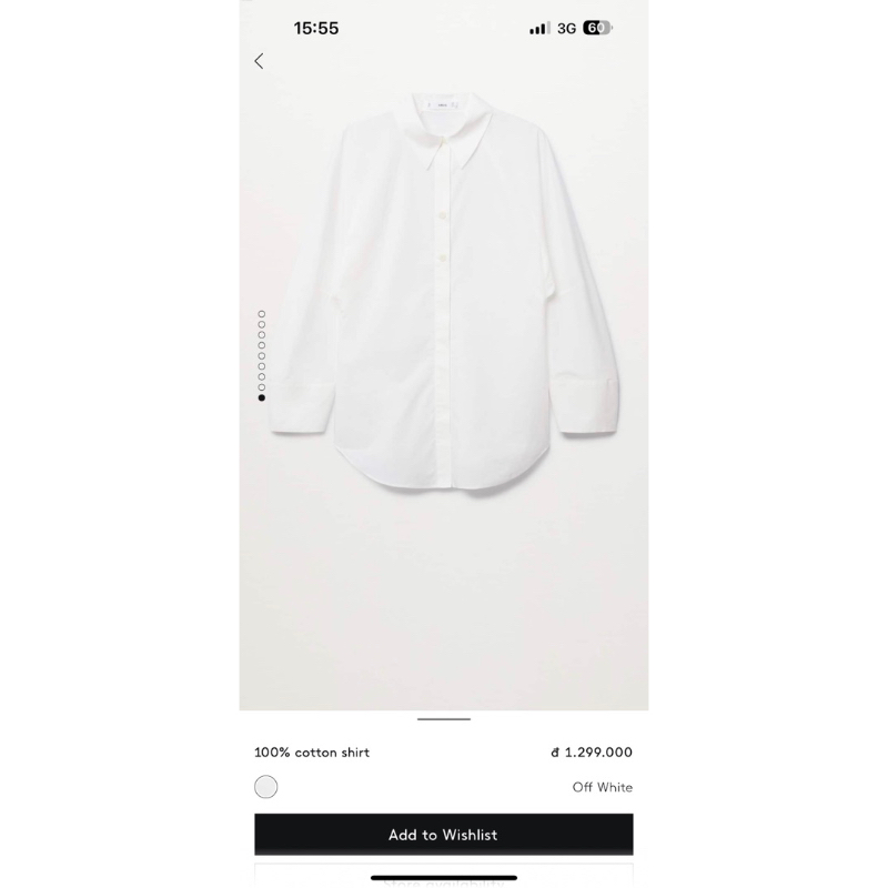 Sơ mi cotton xoài dài tay