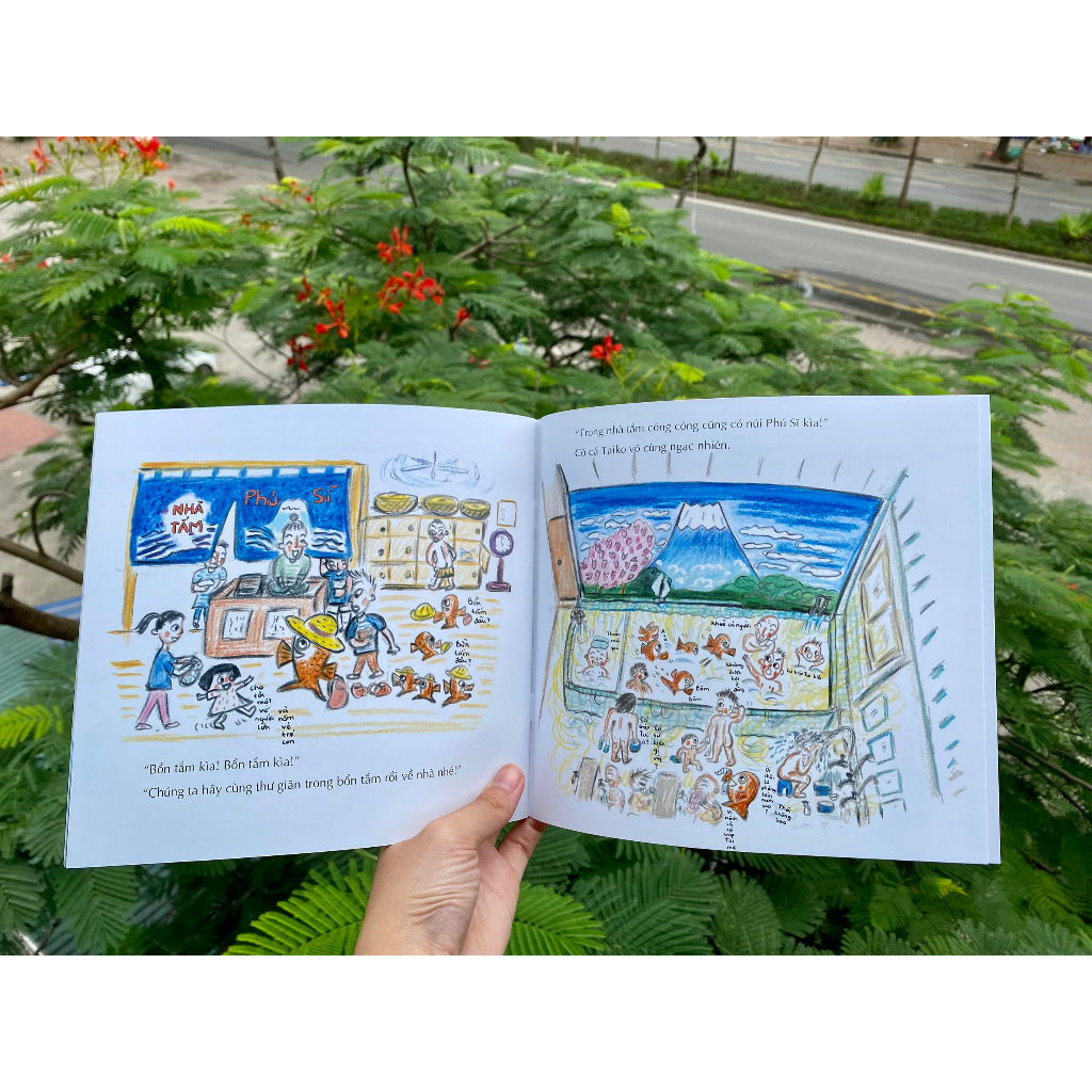 Sách Ehon Phát triển quan sát cho bé 3 6 tuổi - Combo cô cá Taiko (Tranh truyện ehon Nhật Bản cho bé) | BigBuy360 - bigbuy360.vn