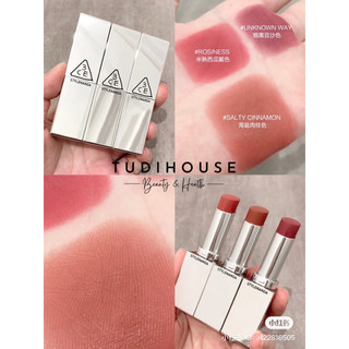 [ tặng cọ son ] son thỏi 3 C E Blur Matte Lipstick 4g