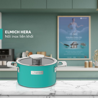 Nồi inox liền khối elmich hera size 16,18,20,22,26cm