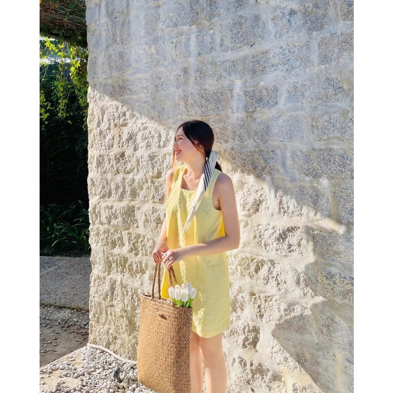 Đầm Nữ Sát Nách Cổ Vuông Xịn Sò - L93