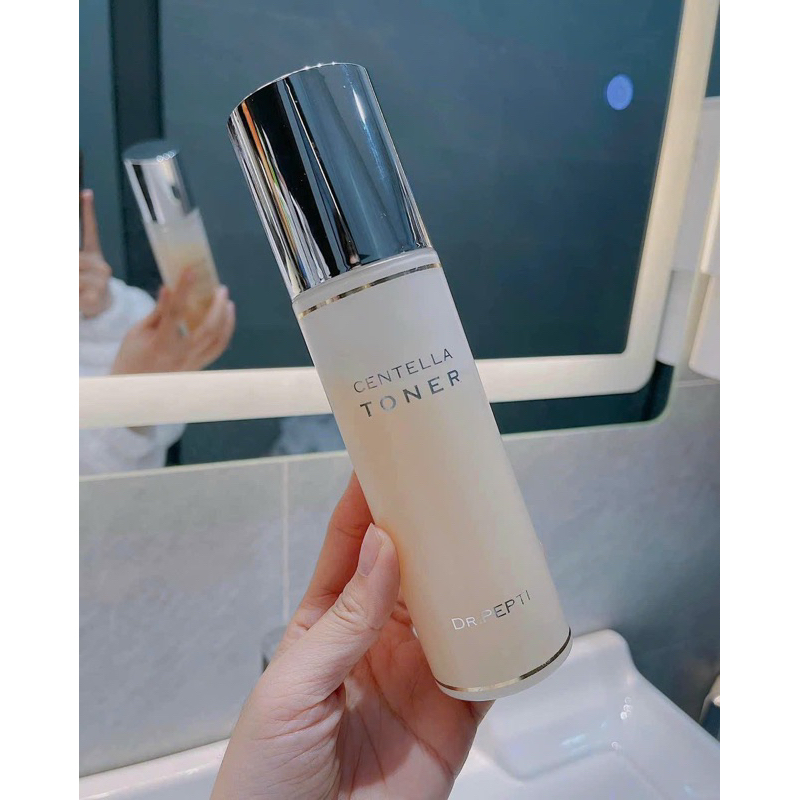 Nước Hoa Hồng Se Khít Lỗ Chân Lông, Phục Hồi Tế Bào Da DR.PEPTI Hàn Quốc Centella Toner Căng Bóng 180ml