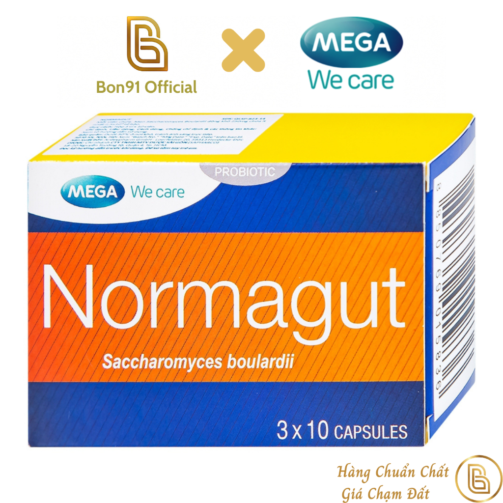 (Mẫu mới 2023) Viên Normagut Mega We Care bổ sung men tiêu hoá Probiotic 30 viên