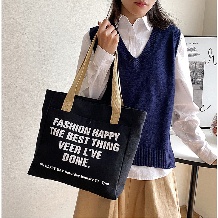 Túi đeo chéo dáng tote thanh lịch để a4 ipad nhiều ngăn tiện dụng, túi vải cỡ lớn đeo đi học đi làm đi chơi đẹp rẻ