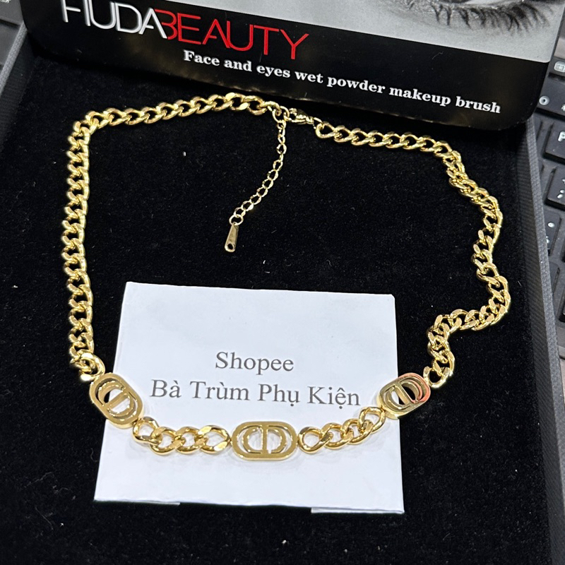 Sét vòng cổ titan Cd cá tính bền màu không phai