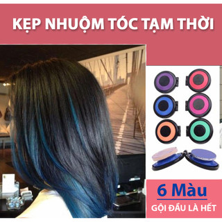 Kẹp nhuộm tóc 6 màu tạm thời tiện dụng
