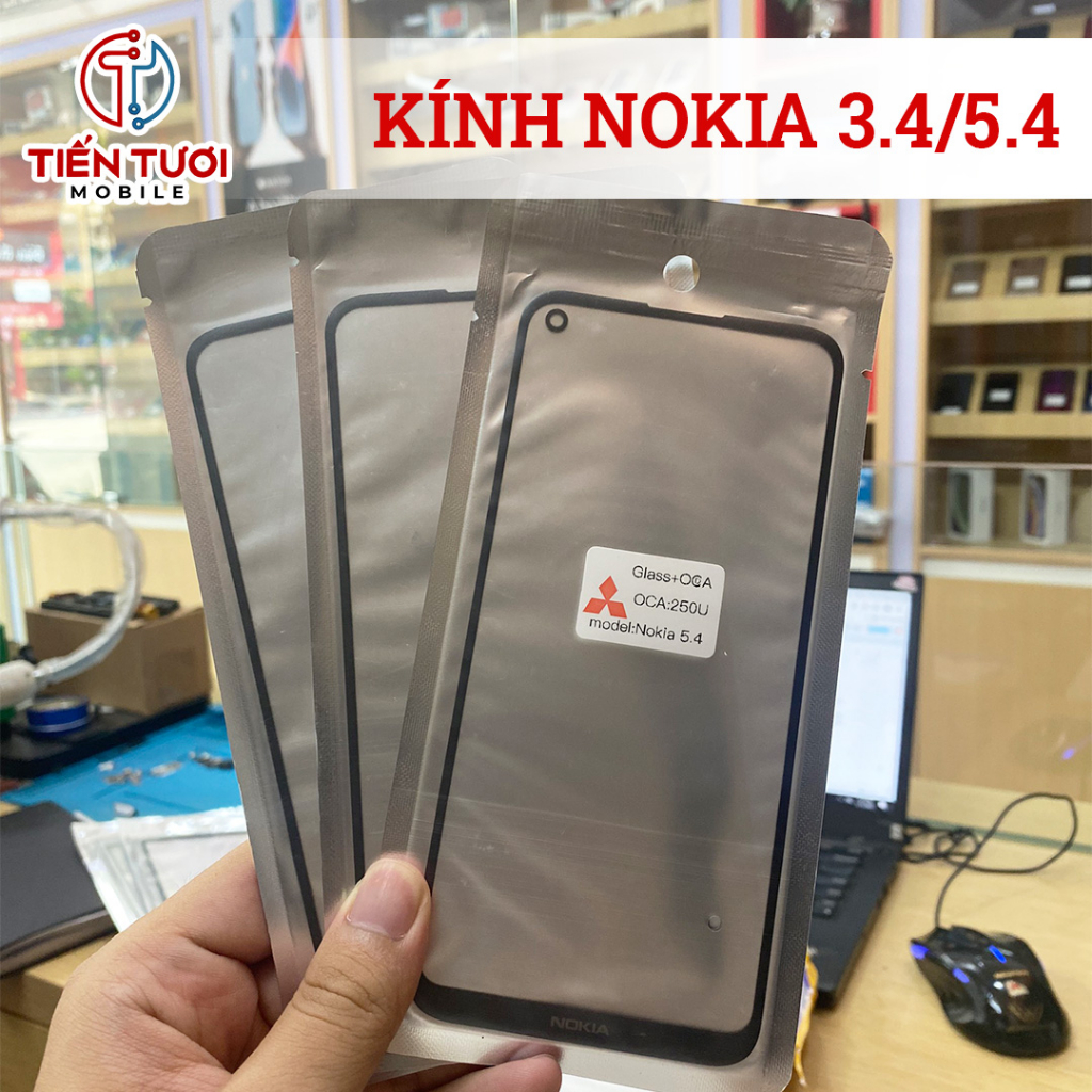 Kính Ép Liền Keo Nokia 3.4 / 5.4