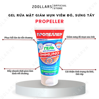 Gel Rửa Mặt IMMUNO Propeller Giảm Sưng Đỏ Mụn Sau 24h - 150ML