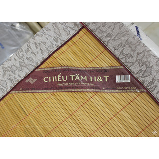 Chiếu trúc thanh Hương Trúc đá viền lụa