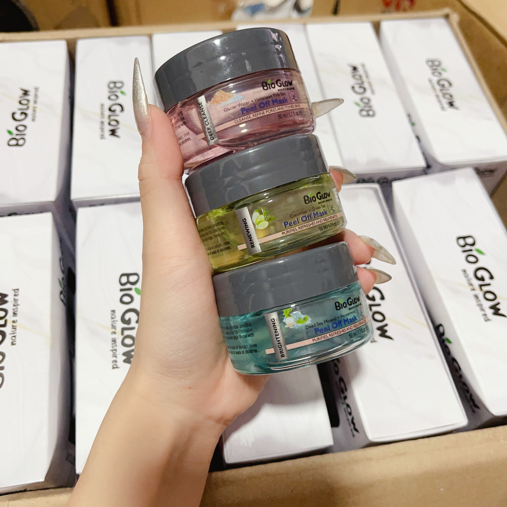 Set mặt nạ lột Bio Glow Peel Off Face Mask kit 50ml x 3