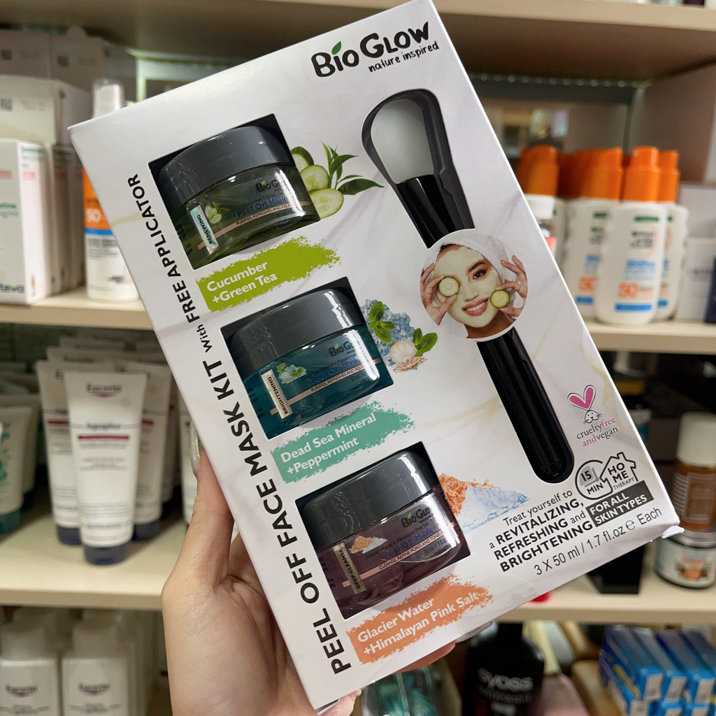 Set mặt nạ lột Bio Glow Peel Off Face Mask kit 50ml x 3