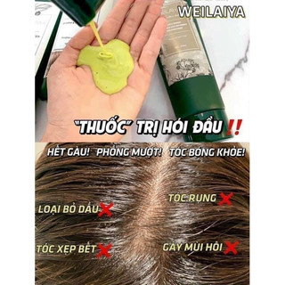 (Mã NSF020280 giảm 80K) CẶP GỘI XẢ GỪNG WEILAIYA
