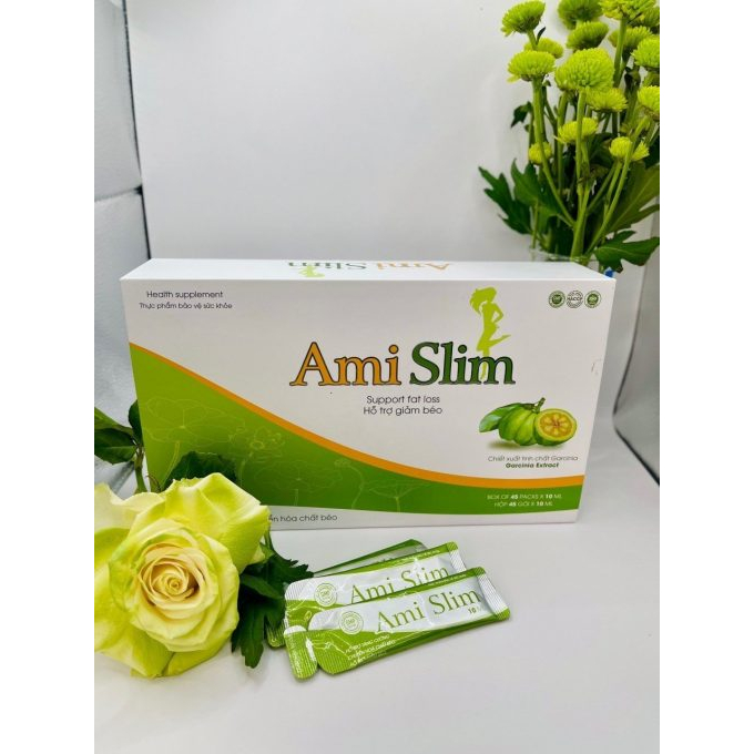 Thạch Giảm Cân Ami Slim - Mấu Mới 45 Gói