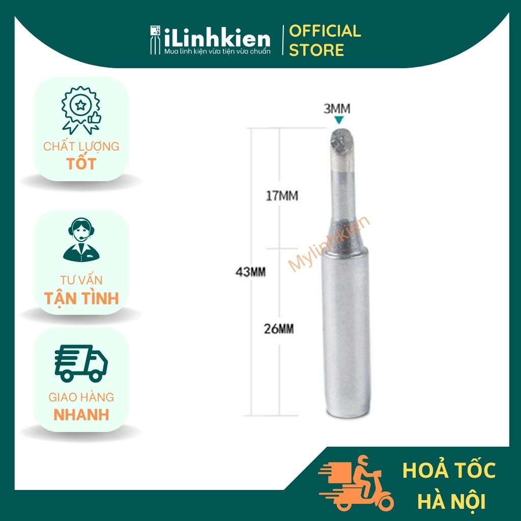 Mũi hàn thiếc đầu mỏ hàn 936 QUICK gia nhiệt nhanh chất lượng cao