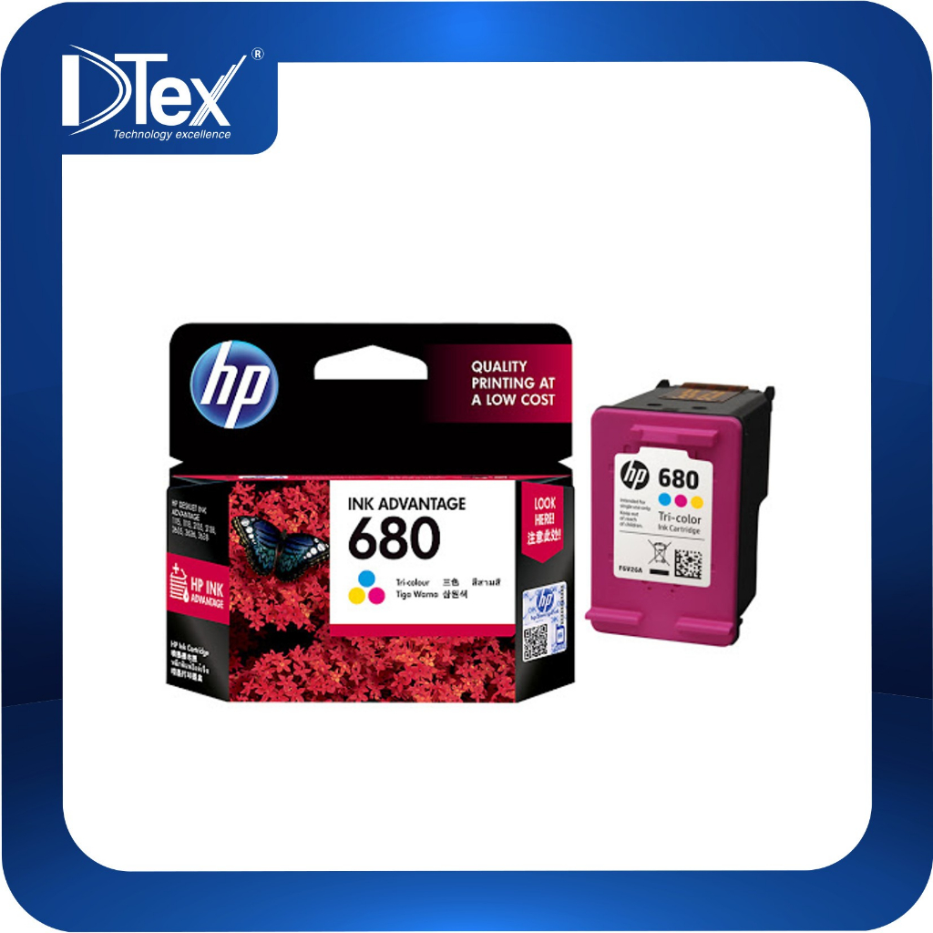 Mực In Phun HP 680-Màu  và Mực In Phun HP 680-Màu Đen  - Hàng Chính Hãng