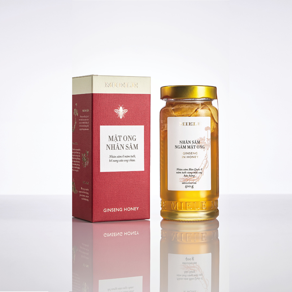 Combo: Mật ong Curcumin 400g + Mật ong Nhân sâm 400g