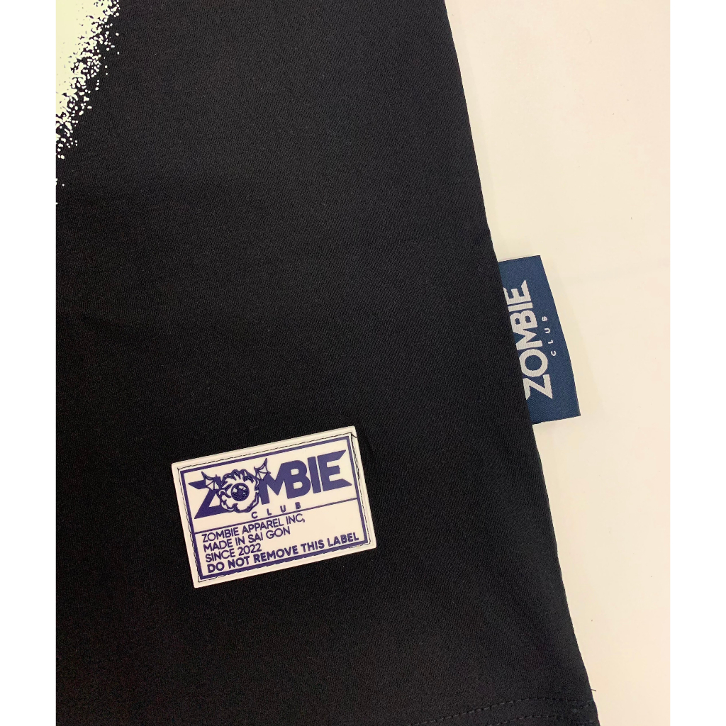Áo thun Zombie Club Girl form rộng unisex nam nữ vải thun cotton 250gsm dày mịn mặc mát ZB003